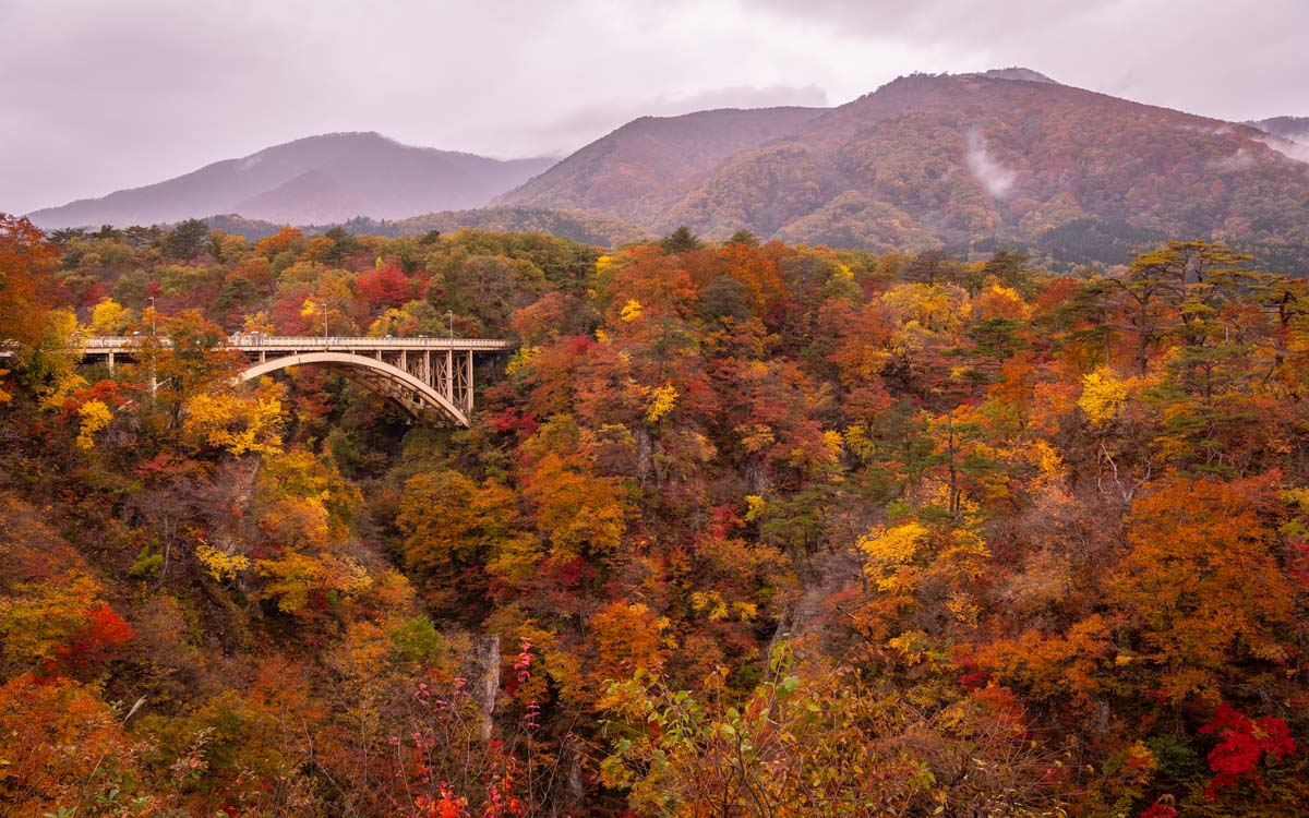 【国内旅行】宮城最強の紅葉・鳴子温泉郷(鳴子峡)に行ってみた【Go To, 旅写真】